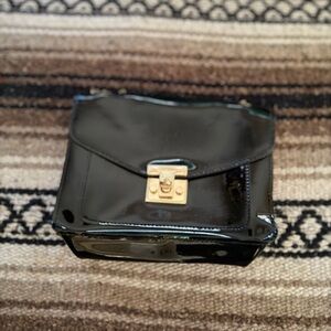 Elegant Black Patent Leather Bag